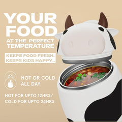Bestie Foodie Kids Insulated Food Jar – Cute Character Lunch Container for Children