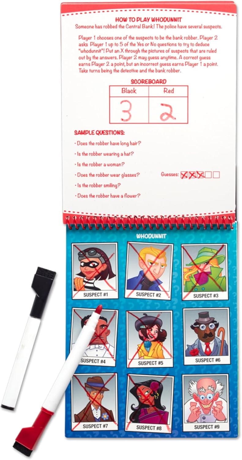 Melissa & Doug On The Go Spy Games Wipe-Off Melissa & Doug On The Go Spy Games Wipe-Off