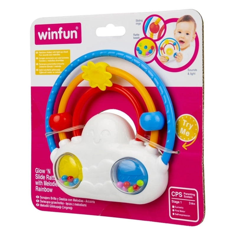 Glow 'N Slide Rattle with Melodies- Rainbow - 000242