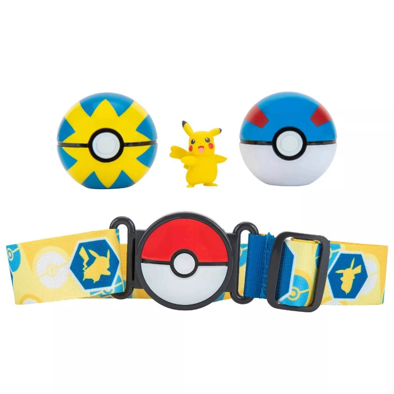 Pokemon - Clip N' Go Poke Ball Belt Set - Pikachu - PKW0230