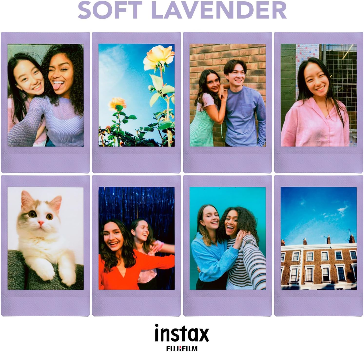 FUJIFILM Instax Mini Film Rainbow Soft Lavender