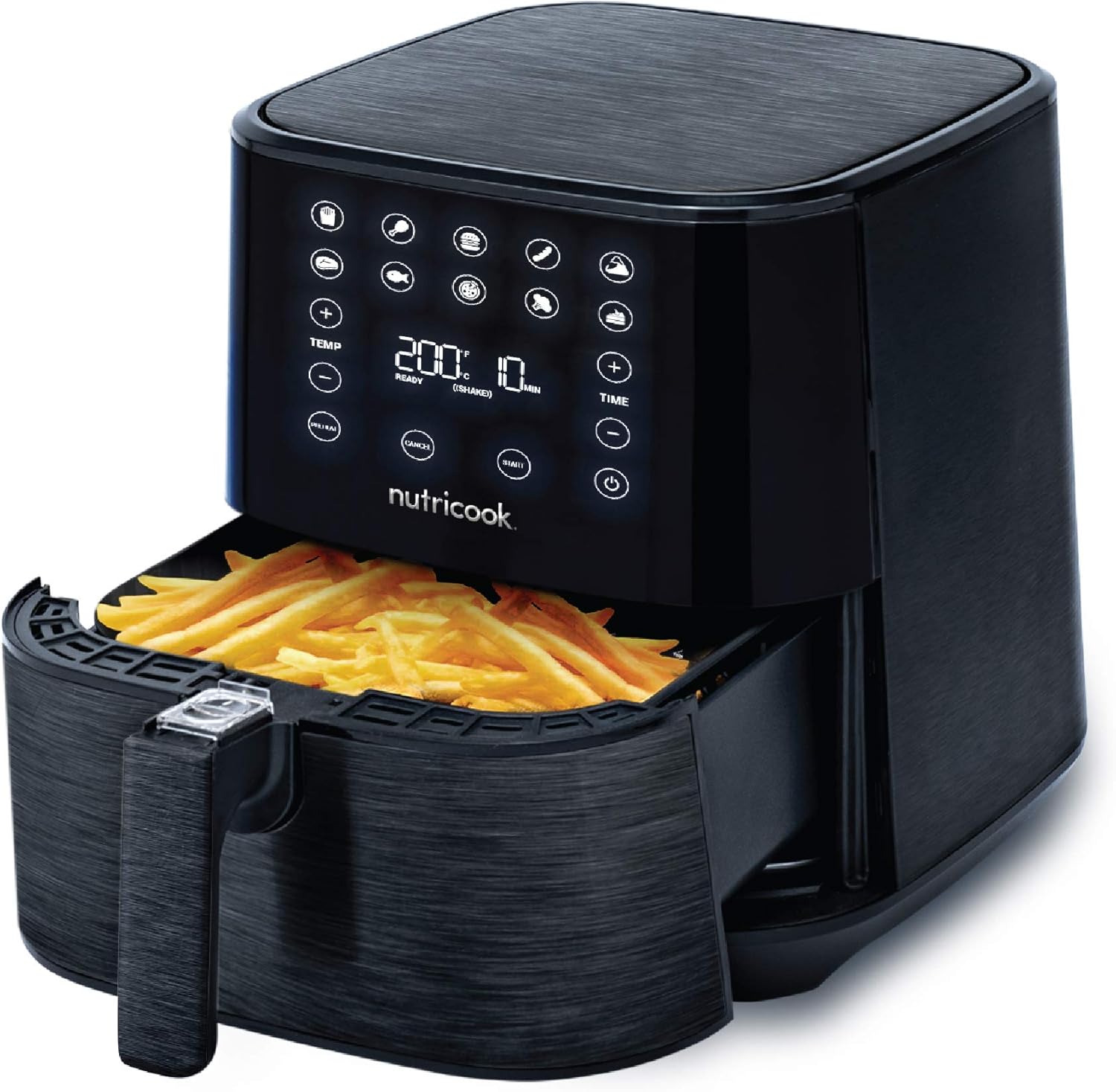 Nutricook Rapid Air Fryer 1700 Watts - Black