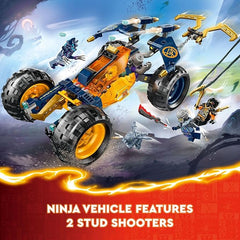 LEGO NINJAGO Arin’s Ninja Off-Road Buggy Car Toy with 4 Minifigures