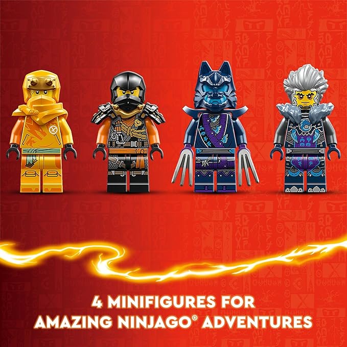 LEGO NINJAGO Arin’s Ninja Off-Road Buggy Car Toy with 4 Minifigures