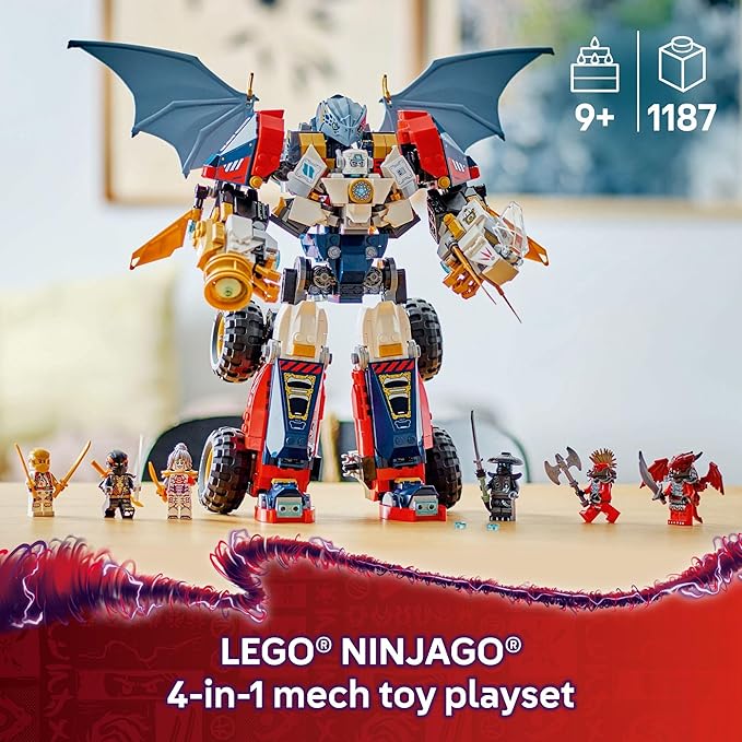 LEGO NINJAGO Zane's Ultra Combiner Mech Ninja Toy - 4-in-1 Toy Set