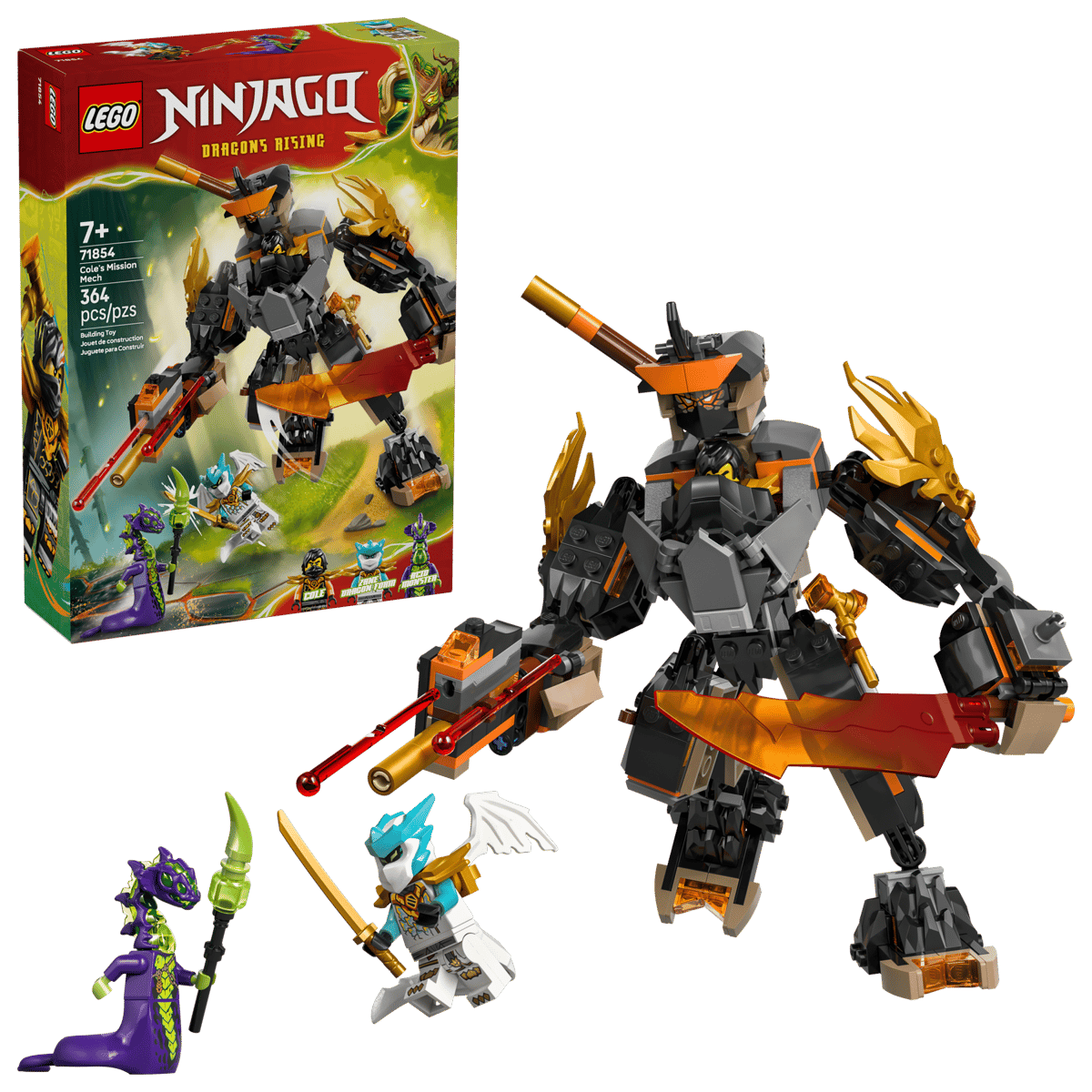 Cole's Mission Mech & Dragon Zane
