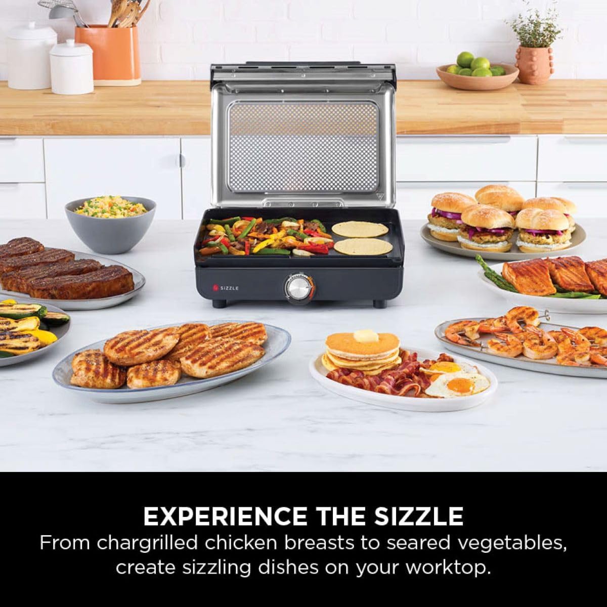 Ninja Sizzle Indoor Grill & Flat Plate Ninja Sizzle Indoor Grill & Flat Plate