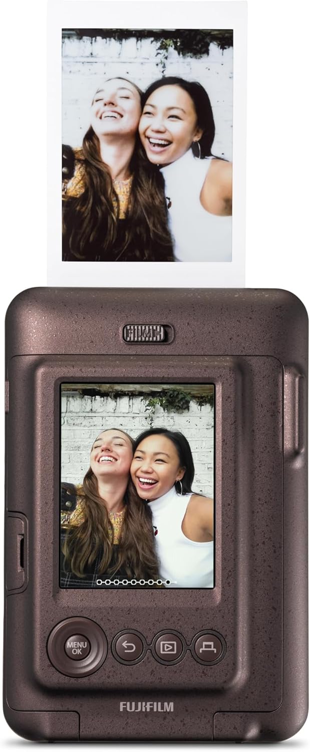 Instax Fujifilm Mini Liplay Hybrid Instant Camera - deep bronze