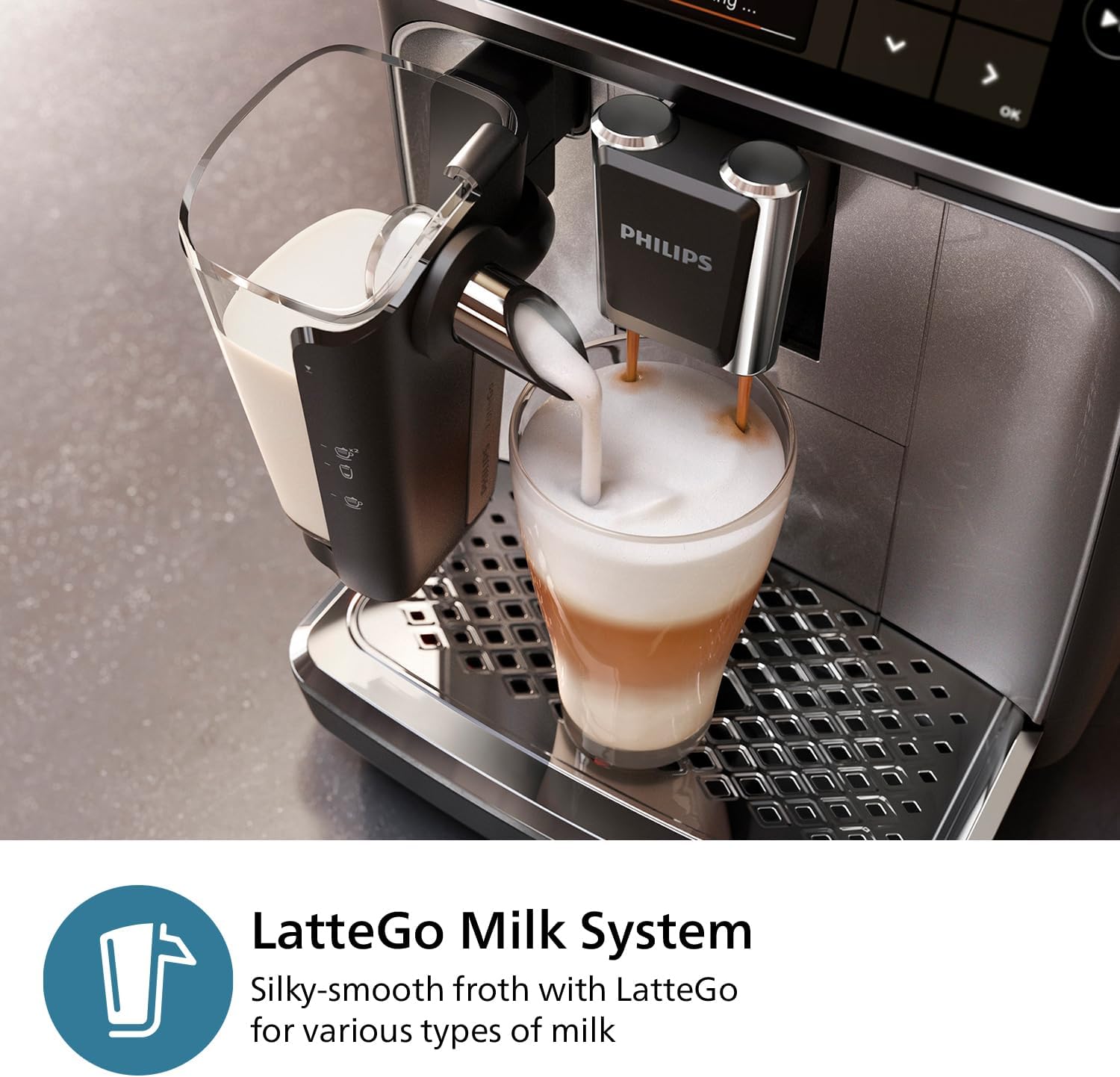 PHILIPS FULLY AUTOMATIC 3347/90 ESPRESSO MACHINE