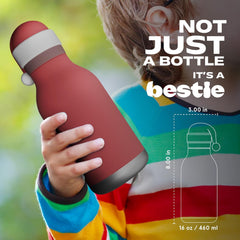 asobu Bestie Bottle Insulated Stainless Steel Water Bottle (Santa)