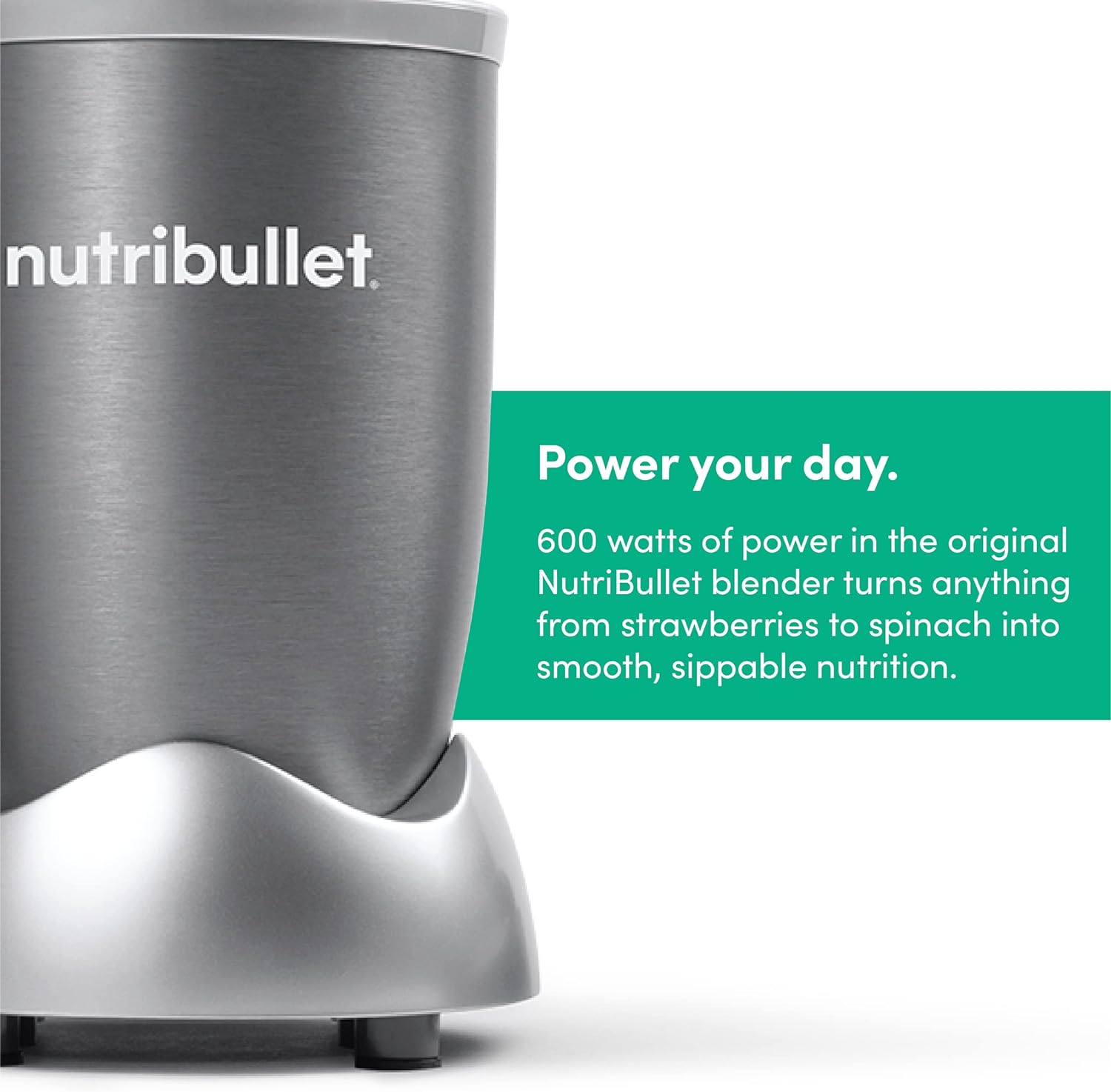 NutriBullet 600 Watts - Gray - 9 Pieces