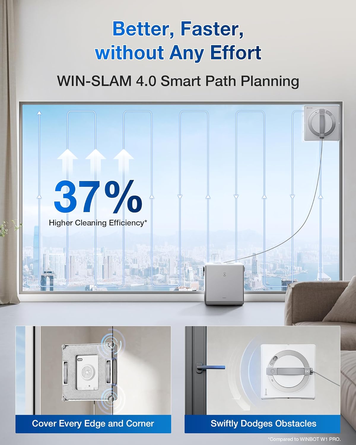 ECOVACS WINBOT W2 PRO Omni Portable Window Cleaning Robot