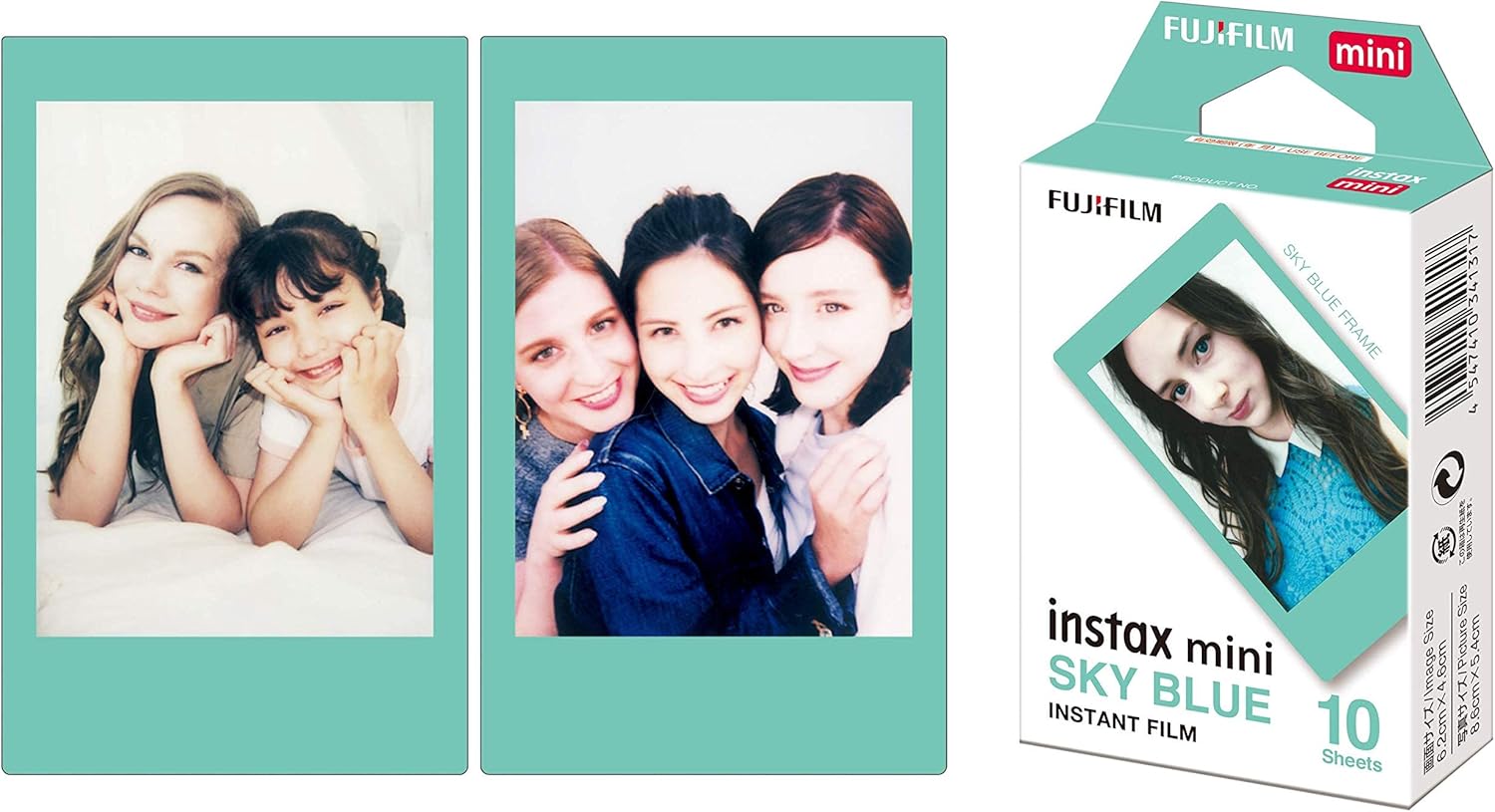 FUJIFILM Instax Mini Film Rainbow Sky Blue