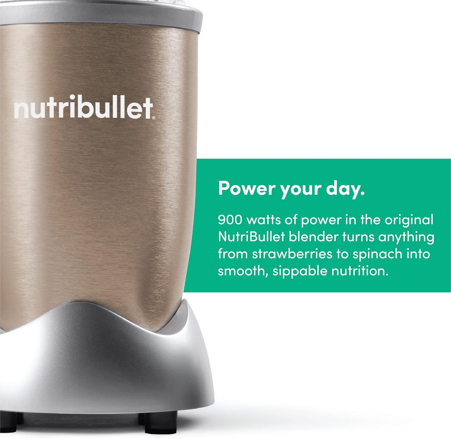 Nutribullet 900 Watts - Champagne - 9 Pirces