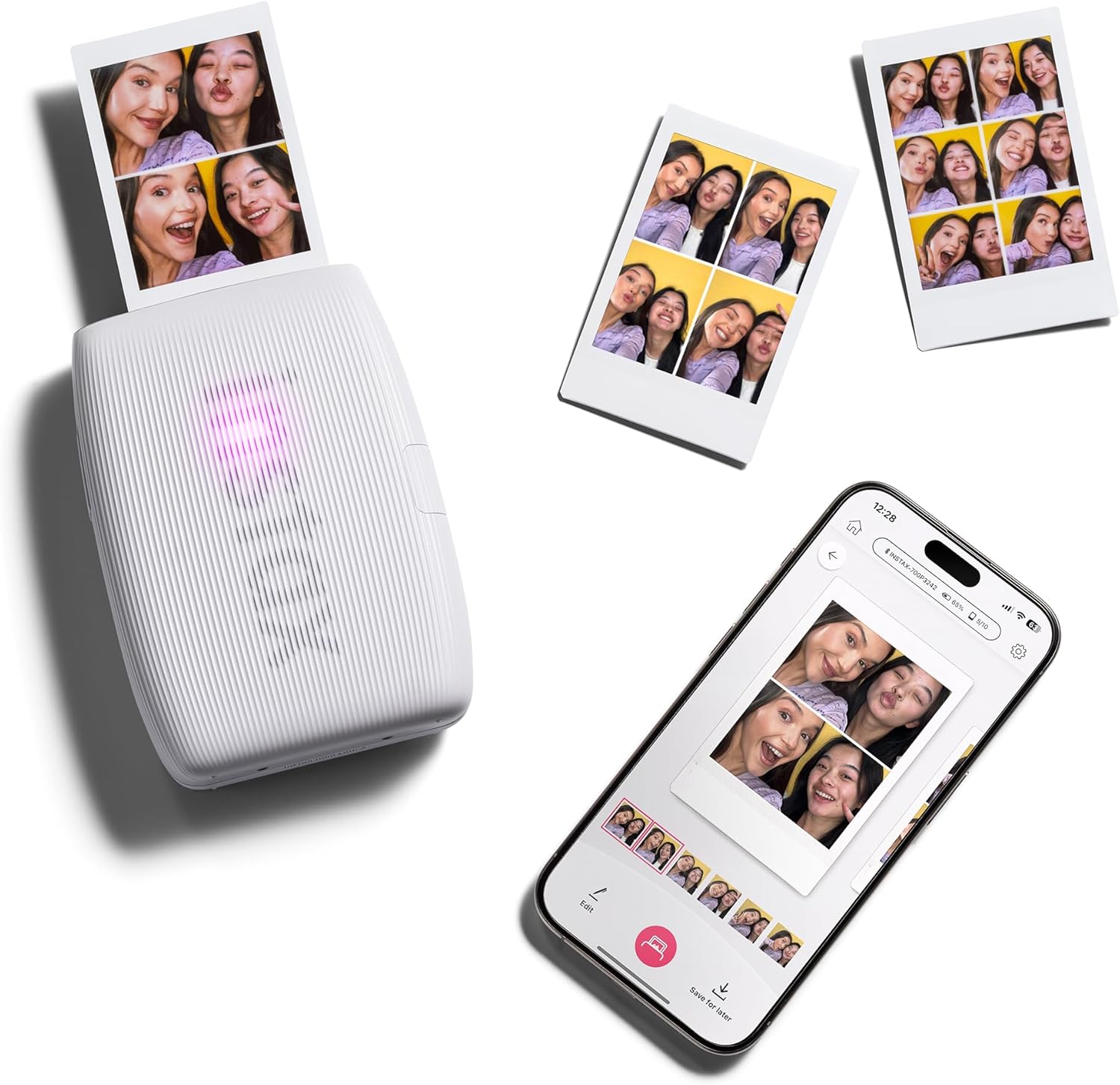Fujifilm Instax Mini Link 3 Smartphone Printer - Clay White