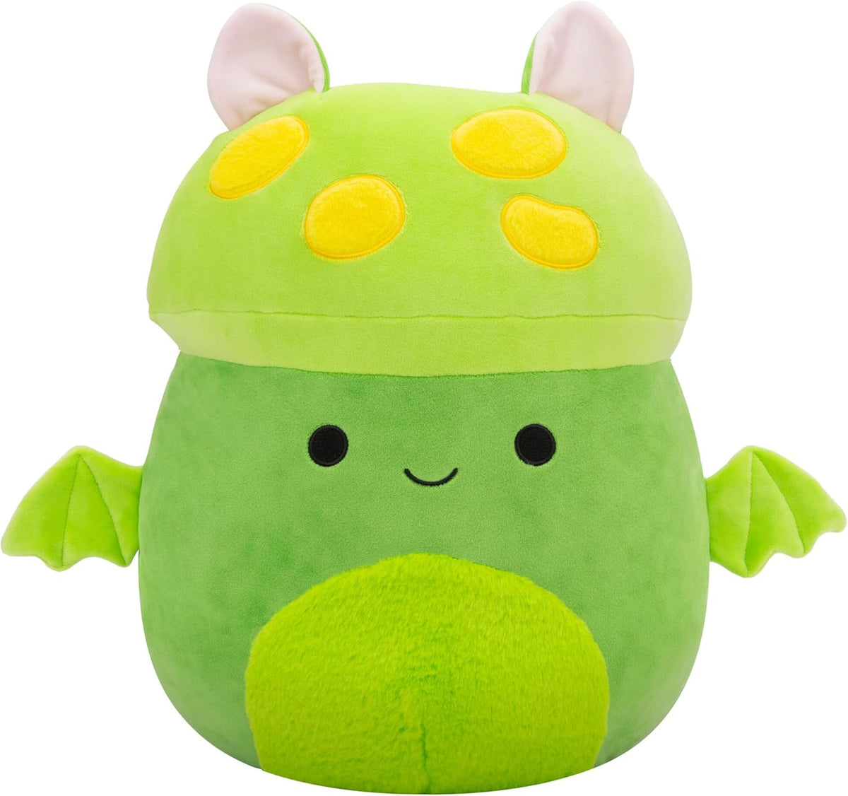 Squishmallows Earling Neon Green Mushroom Bat (14-Inch)