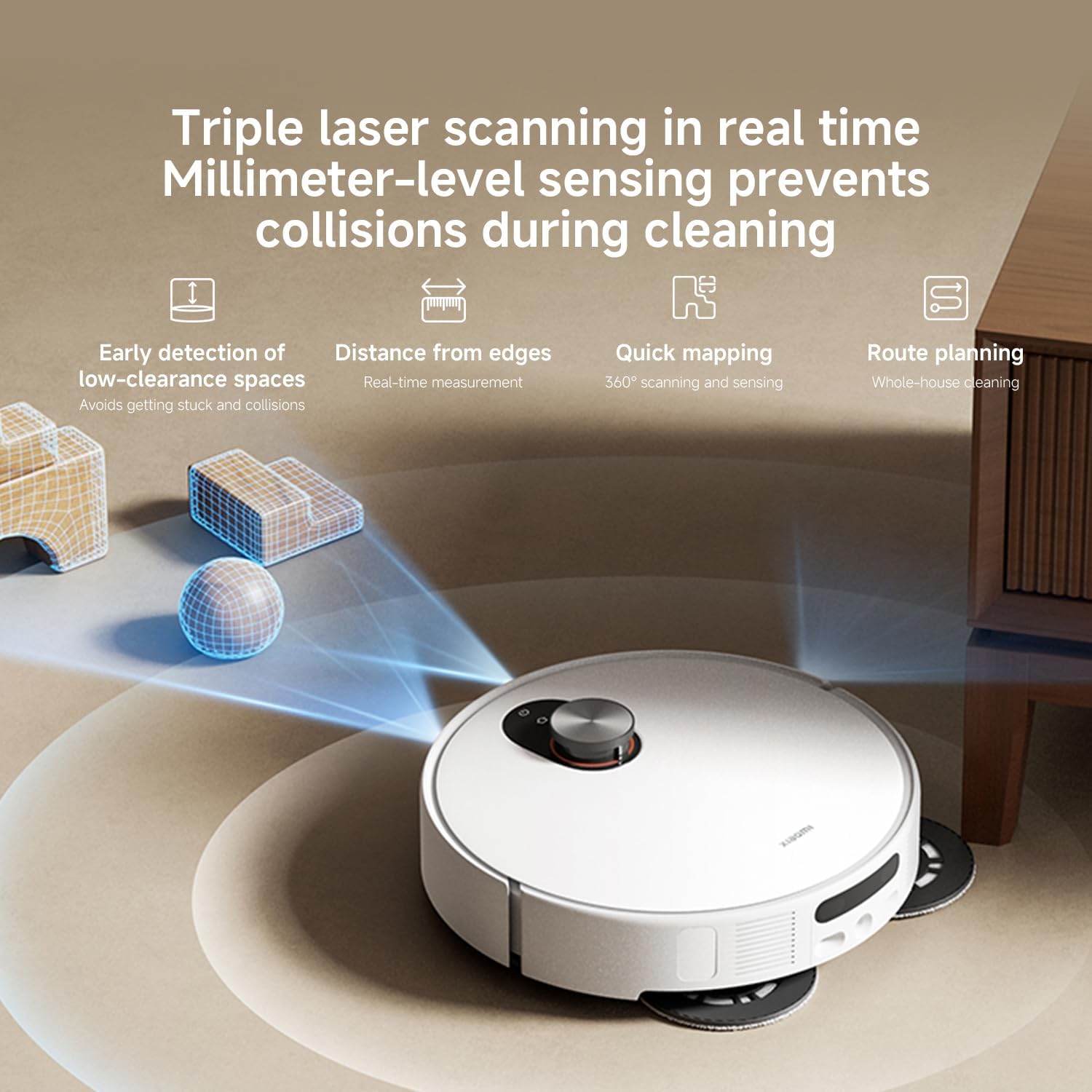 Xiaomi Robot Vacuum 5 | 20,000Pa AI Vacuum & Mop Robot