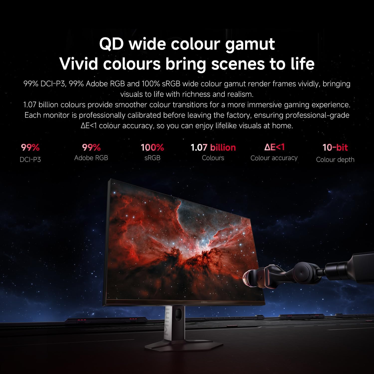 Xiaomi G Pro 27Qi Mini LED Gaming Monitor | 2K 180Hz HDR1000