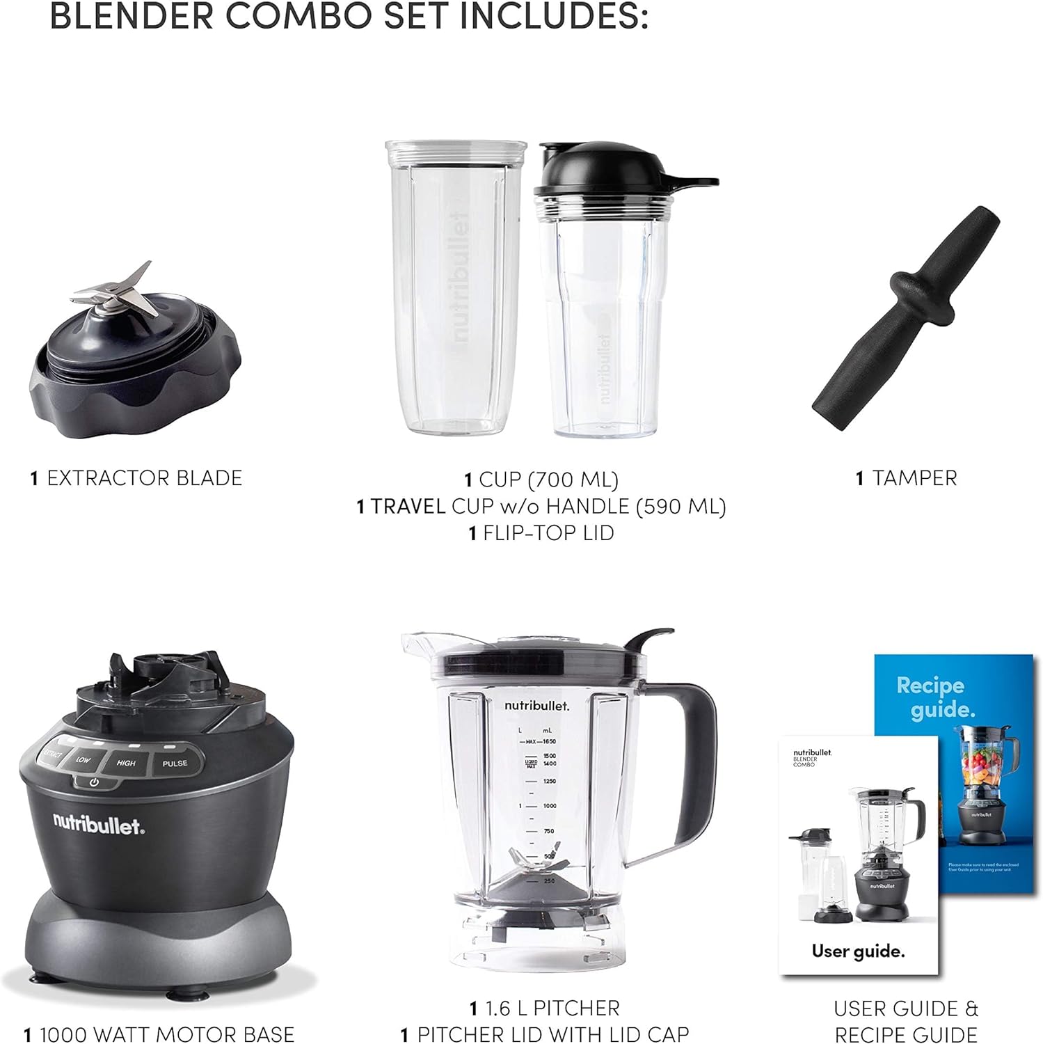 NutriBullet Multi-Function High Speed Blender & Mixer