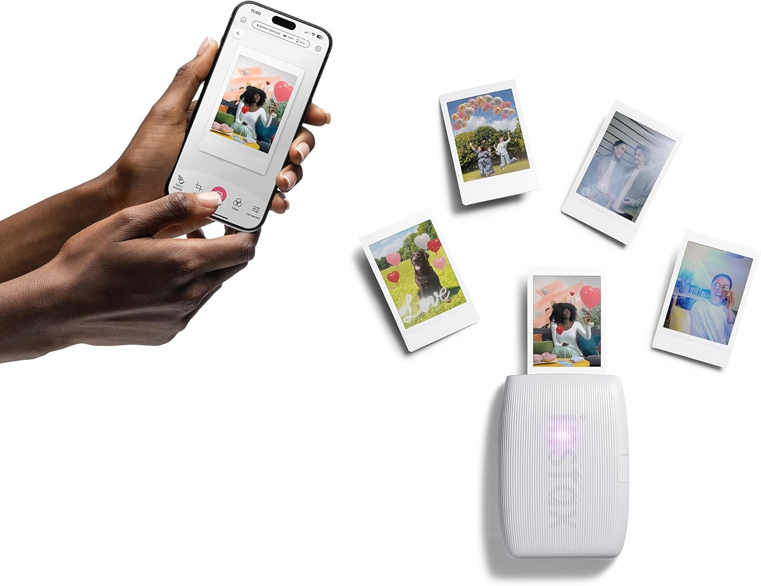 Fujifilm Instax Mini Link 3 Smartphone Printer - Clay White