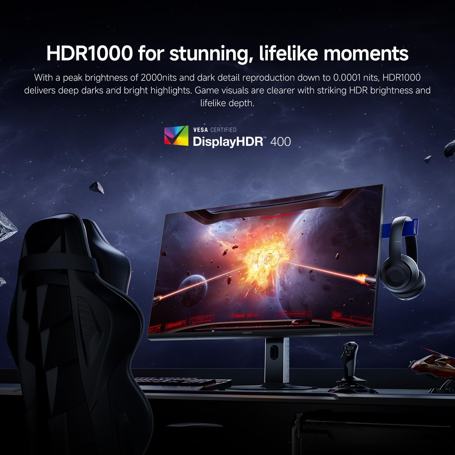 Xiaomi G Pro 27Qi Mini LED Gaming Monitor | 2K 180Hz HDR1000