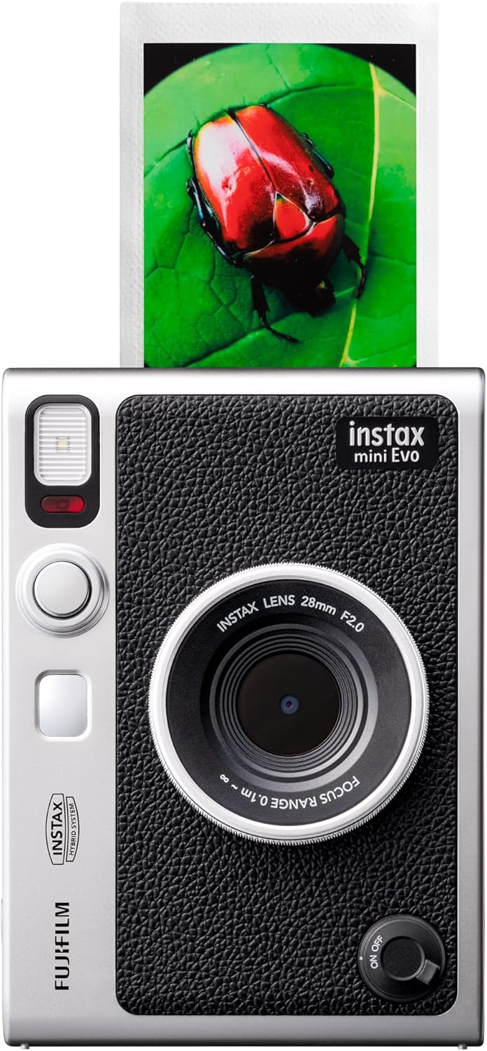 Fujifilm Instax Mini EVO Instant Camera - Black
