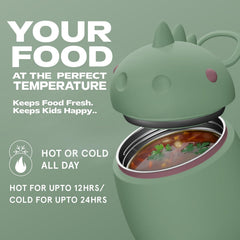 asobu Bestie Foodie Kids Insulated Food Jar – Cute Character Lunch Container for Children