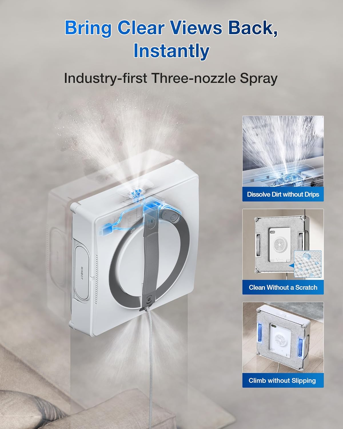ECOVACS WINBOT W2 PRO Omni Portable Window Cleaning Robot
