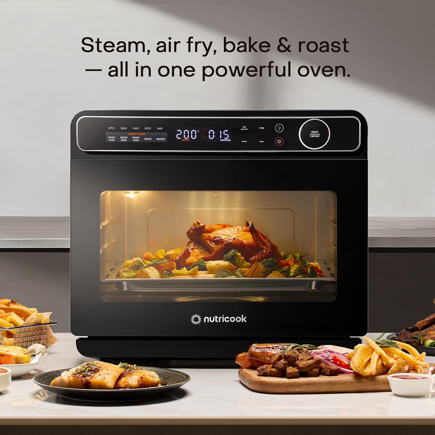 Steami 24L - All in One | Steam + Air Fryer Oven Steami 24L - All in One | Steam + Air Fryer Oven