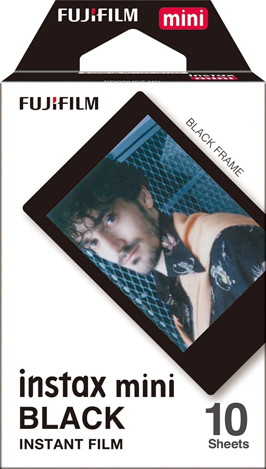 FUJIFILM Instax Mini Film Rainbow Black Frame