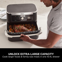 Ninja Foodi FlexDrawer Dual Air Fryer 10.4L