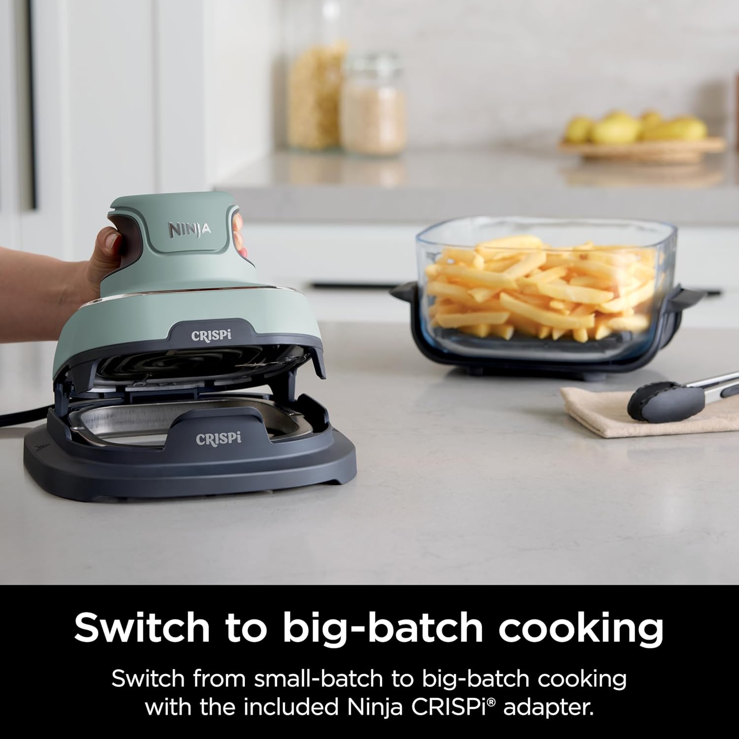 Ninja CRISPi 4-in-1 Portable Glass Air Fryer - Sage