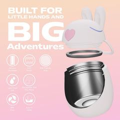 Bestie Foodie Kids Insulated Food Jar – Cute Character Lunch Container for Children