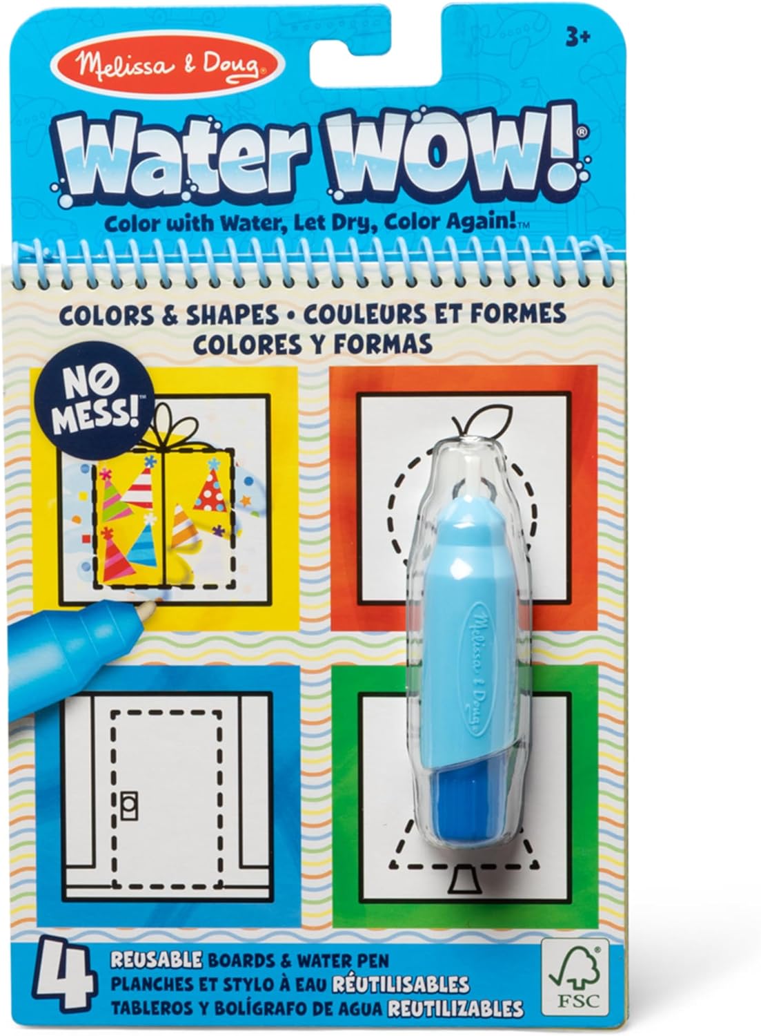 Melissa & Doug On The Go Water Wow! - Colors, Shapes