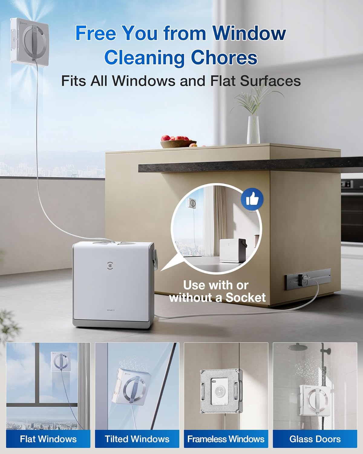 ECOVACS WINBOT W2 PRO Omni Portable Window Cleaning Robot