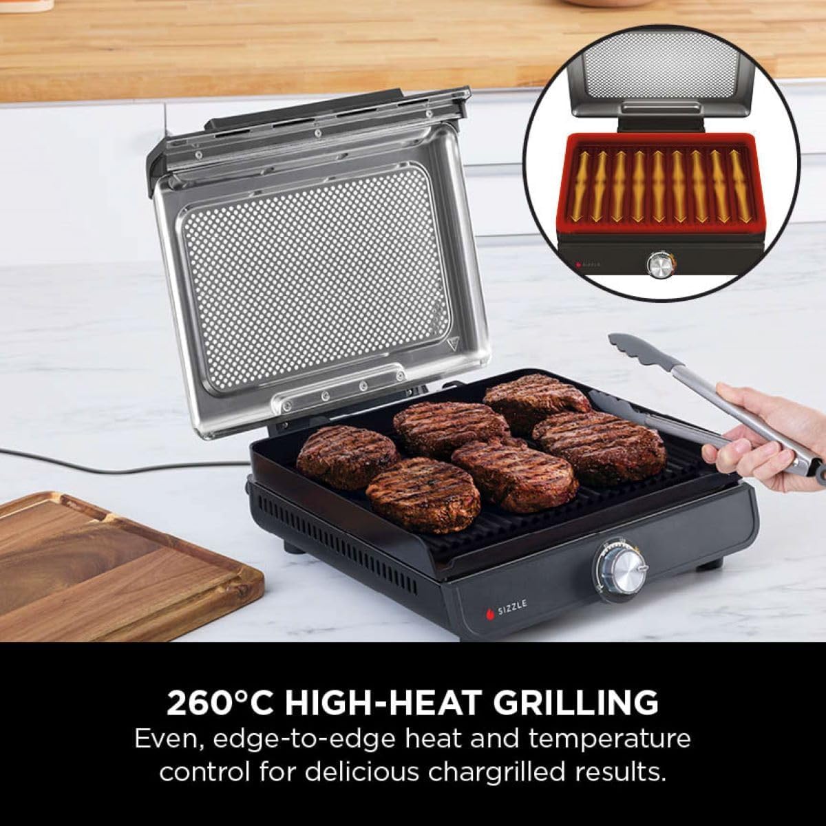 Ninja Sizzle Indoor Grill & Flat Plate Ninja Sizzle Indoor Grill & Flat Plate