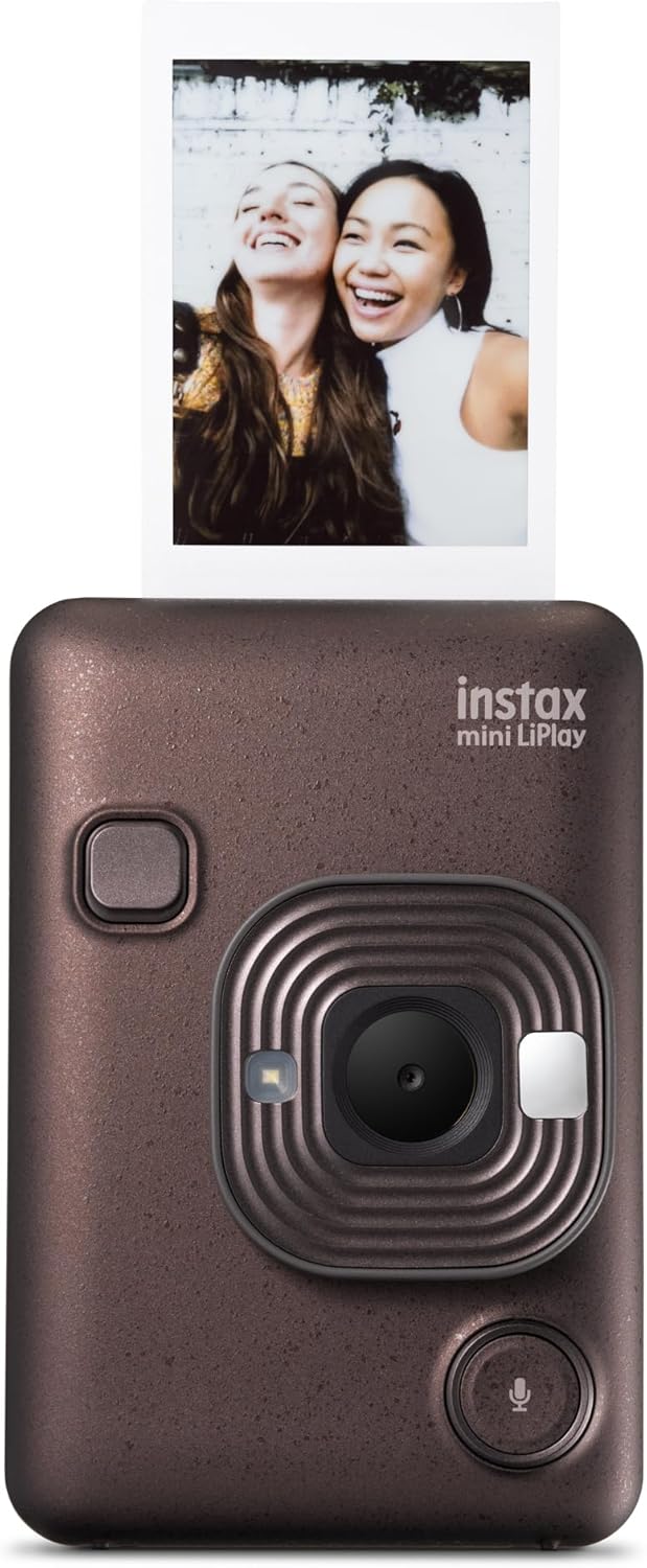 Instax Fujifilm Mini Liplay Hybrid Instant Camera - deep bronze