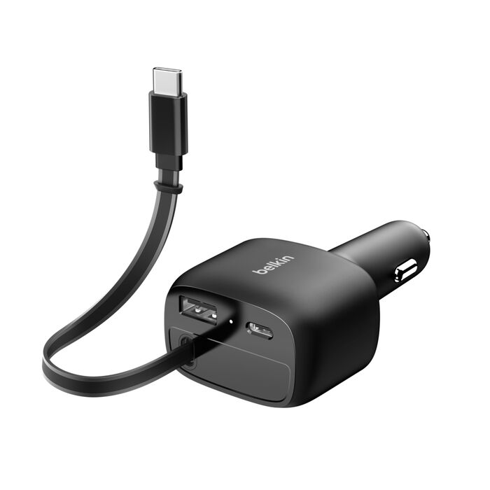Belkin BoostCharge Retractable Car Charger 75W Belkin BoostCharge Retractable Car Charger 75W