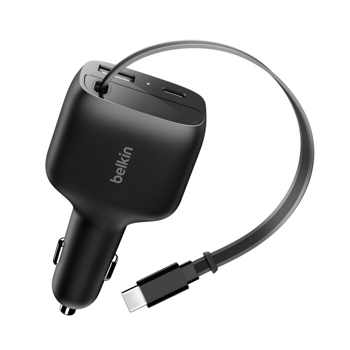Belkin BoostCharge Retractable Car Charger 75W Belkin BoostCharge Retractable Car Charger 75W