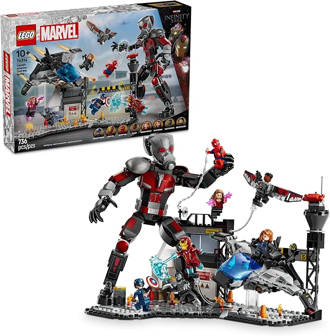 LEGO Marvel Captain America Civil War Action Battle , 10+