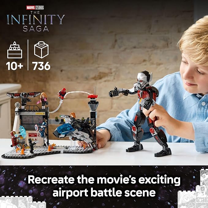 LEGO Marvel Captain America Civil War Action Battle , 10+