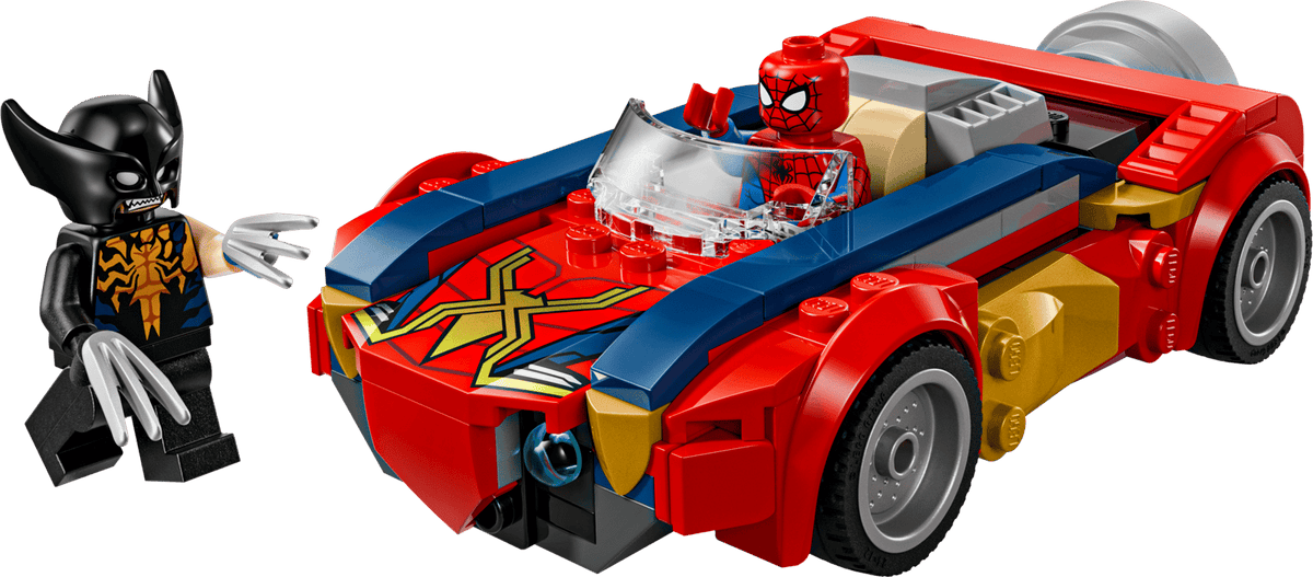 Spider-Man Car vs. Venomized Wolverine