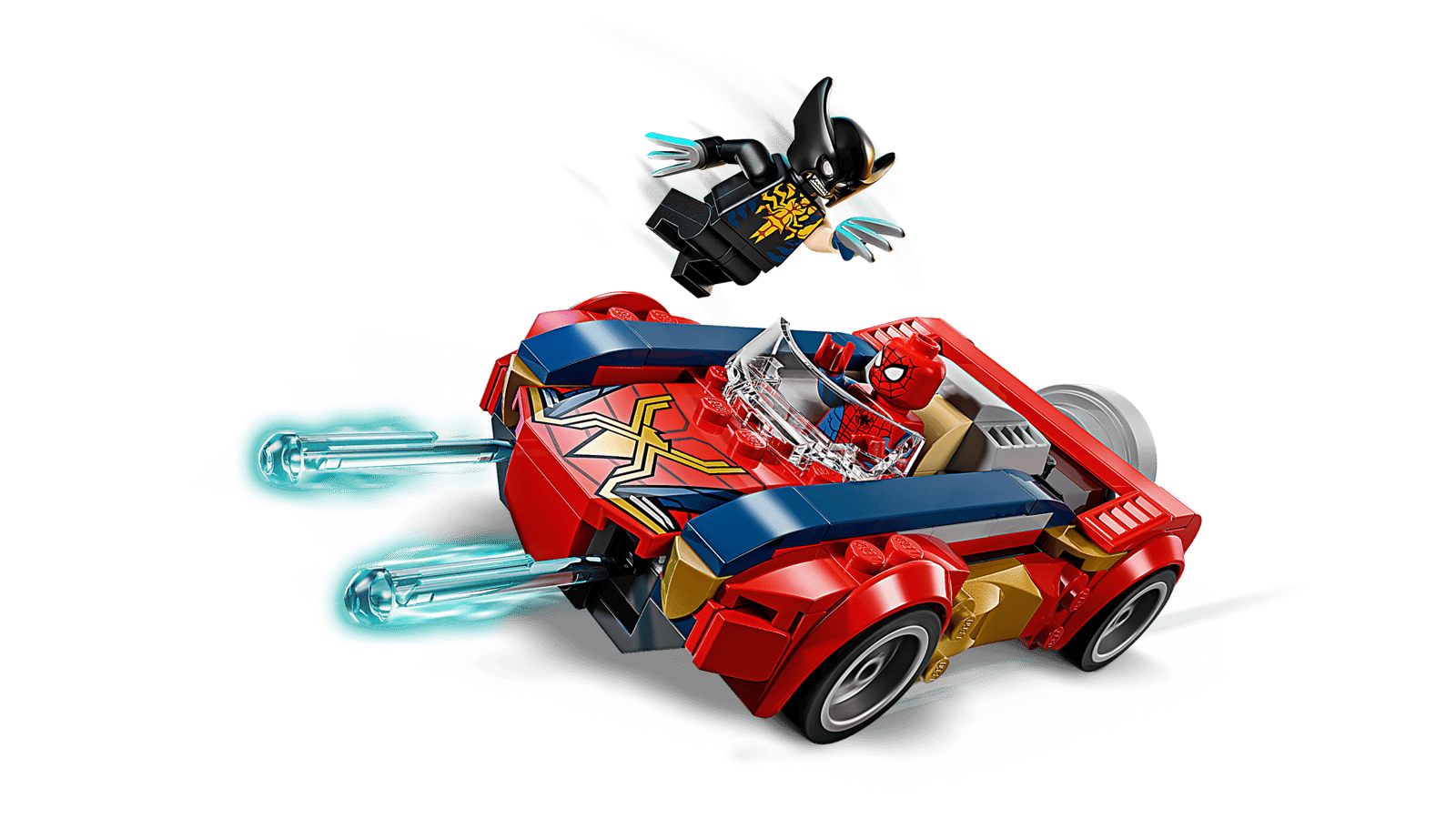 Spider-Man Car vs. Venomized Wolverine