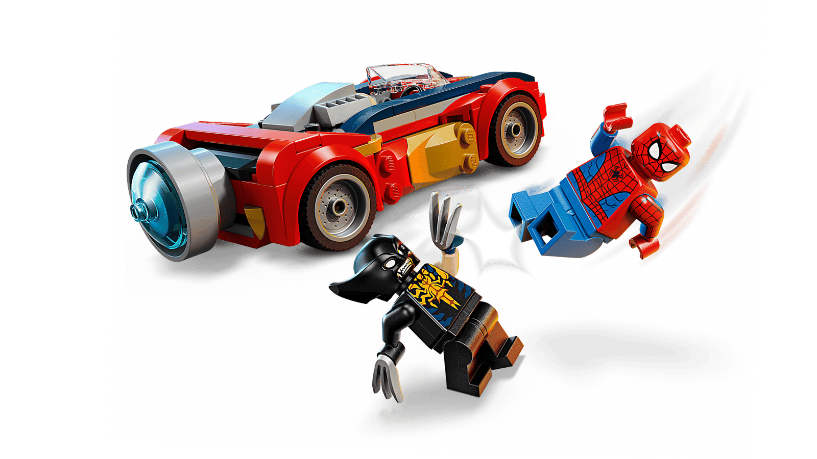 Spider-Man Car vs. Venomized Wolverine