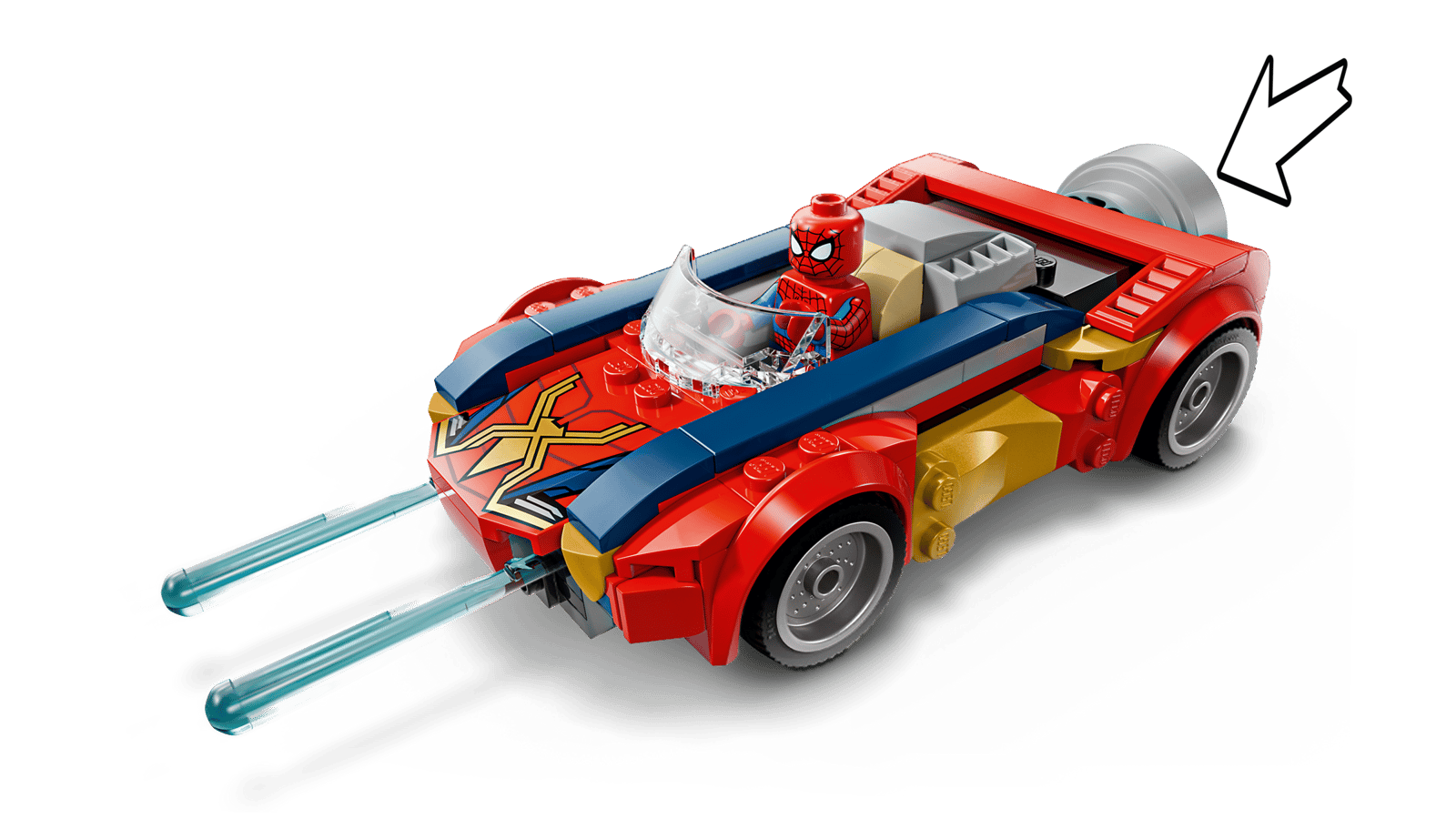 Spider-Man Car vs. Venomized Wolverine