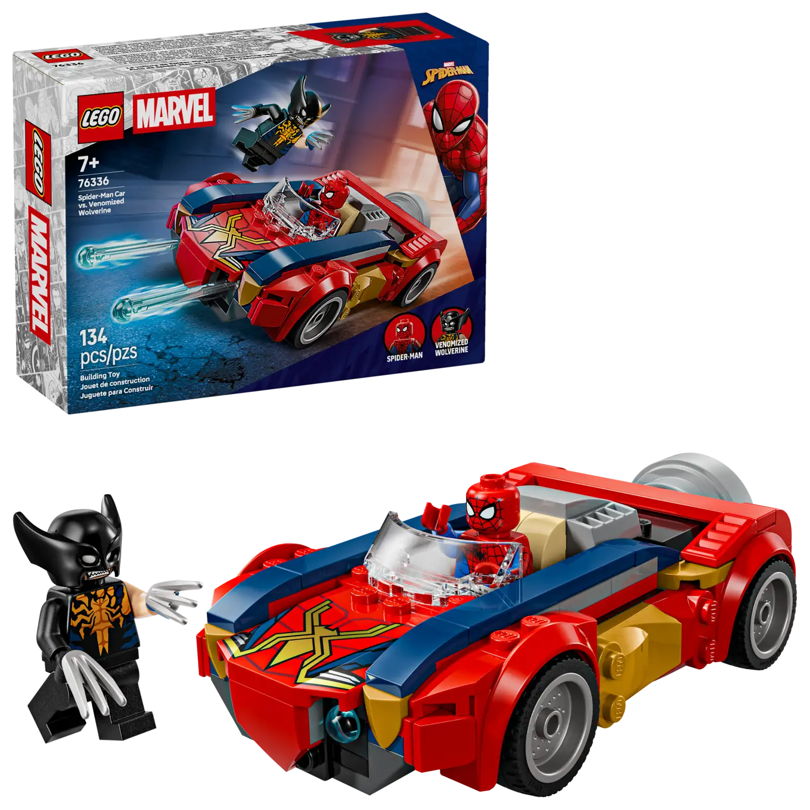 Spider-Man Car vs. Venomized Wolverine Spider-Man Car vs. Venomized Wolverine