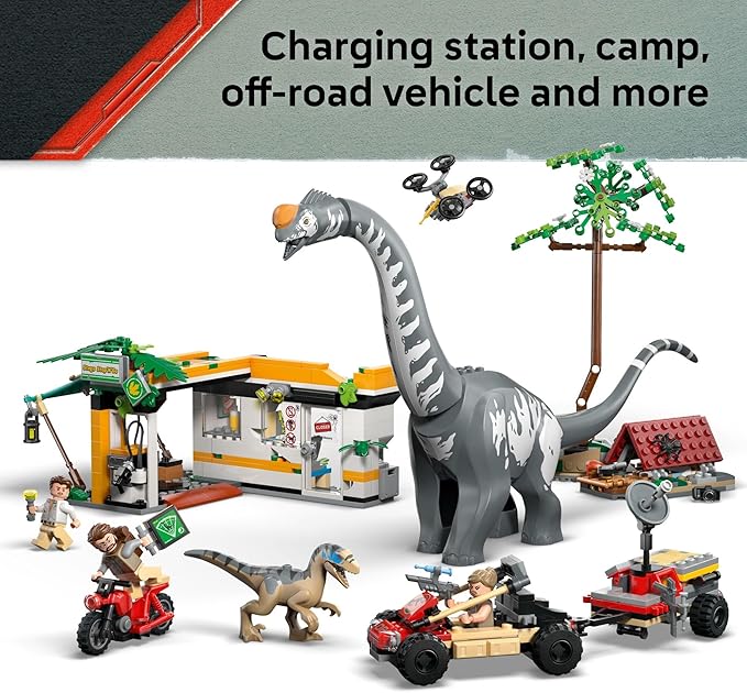 LEGO Jurassic World Raptor & Titanosaurus Tracking Mission
