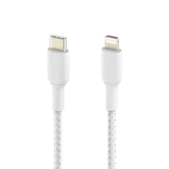 Belkin BoostCharge Pro Braided USB-C to Lightning Cable 1m - White
