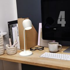 Kreafunk Ellie Soft White Lamp & Bluetooth Speaker Charger