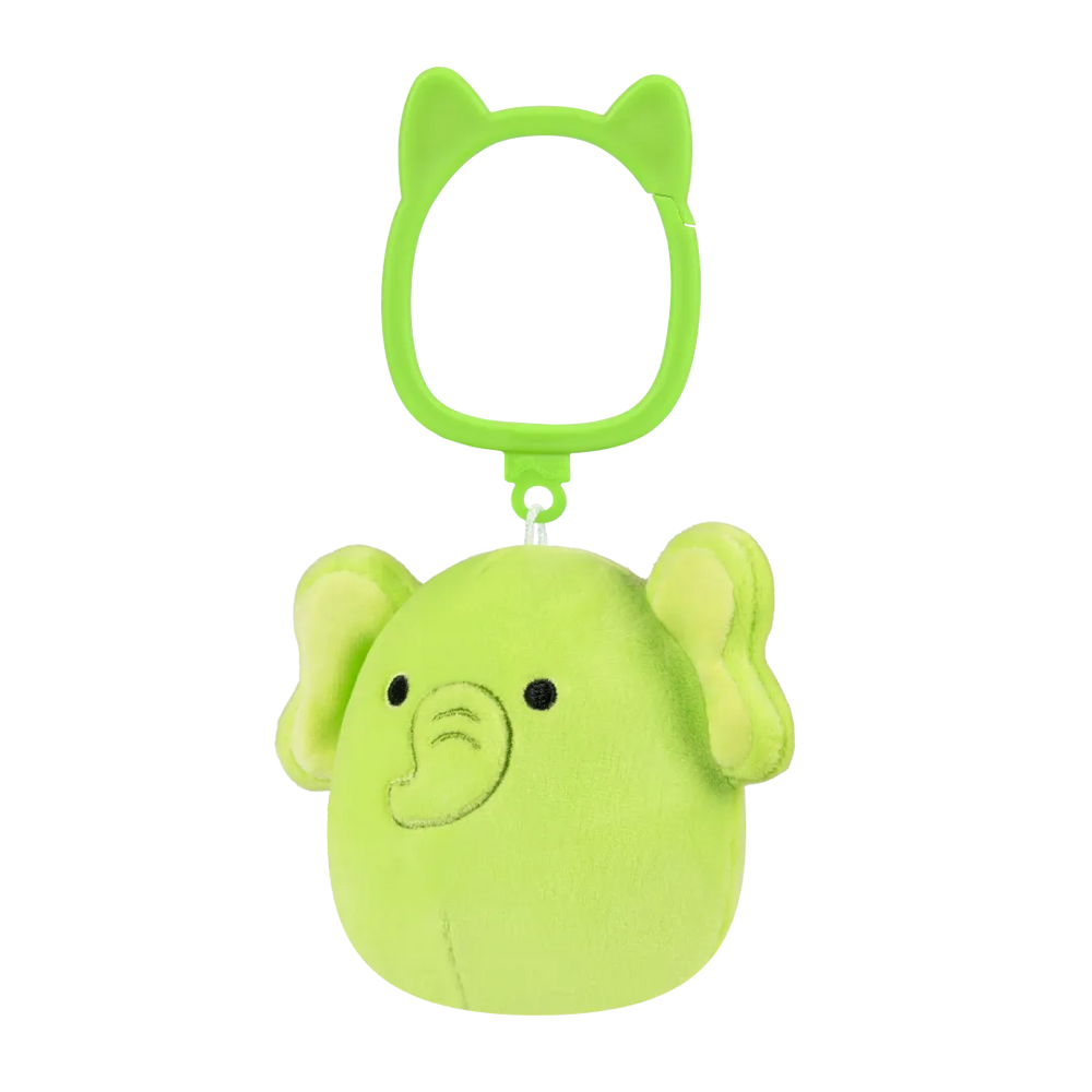 Squishmallows Clip-On Franky Lime Green Elephant
